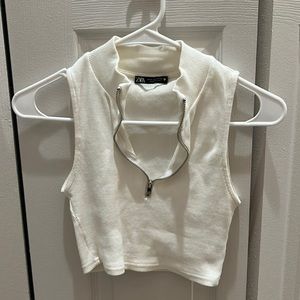 Zara quarter zip tank